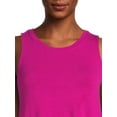 thumbnail image 3 of Time and Tru Women's Sleeveless Knit Swing Dress, Sizes XS-XXXL, 3 of 5