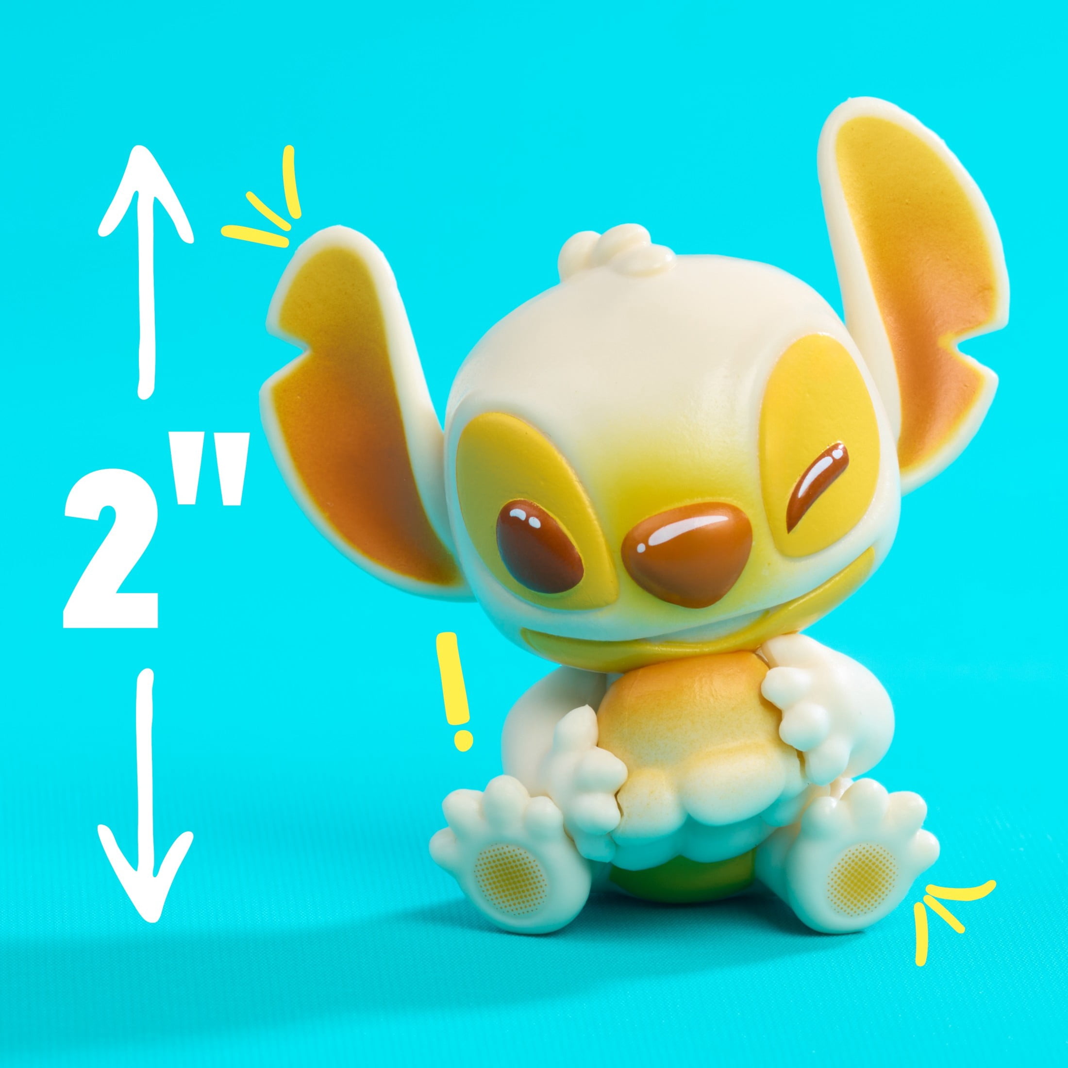 HAPPY HAUL Disney Stitch Snackin’ Around Stitch Popcorn Clip-On, Collectible Toy Figure in Resealable Bag with Clip and Charms, Short-Run Drop, Ages 8 and up, Kids Toys for Ages 3 Up