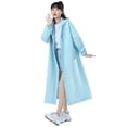 thumbnail image 5 of Huepoe Adult Waterproof Raincoat Hooded Mid-Length Tear-Resistant EVA Rain Poncho for Travel Outdoor, 5 of 8