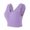 Purple, variant on Sngxgn Womens Adjustable Strap Sports Bra Wireless Padded Bra Yoga Workout Crop Top(Red,One Size)