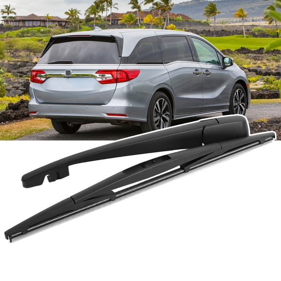 14inches Rear Wiper Blade and 13inches Rear Wiper Arm Fit for 2011-2017 Honda Odyssey Windshield Wiper Arm Blade Kit 76720TK8A01, 76730TK8A21