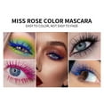 Color Mascara Colored Mascara 4 Colors Waterproof And Smudgeproof Longlasting Mascara Vegan