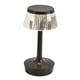 thumbnail image 1 of Lámpara de mesa de cristal moderna Zulema Lámpara de escritorio de acrílico Negro, 1 of 8