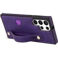 thumbnail image 5 of Case for Samsung Galaxy S22 Ultra (Not S22) with Card Slot Holder, Removable Adjustable Shoulder Strap Lanyard Crossbody Neck Purse Phone Case for Samsung Galaxy S22 Ultra KB Purple, 5 of 18