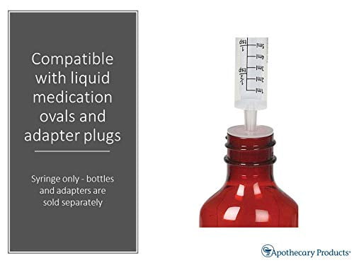Ezy Dose Oral Syringe without Needle, 10 ml or 2 tsp (50 Pack)