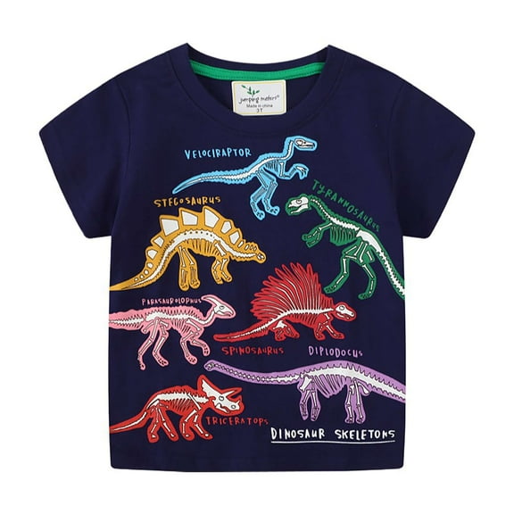 Aolyty Little Boys Dinosaur Top Short Clothes 4T