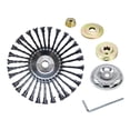 thumbnail image 4 of koolsoo 10'' Derusting Weeding Wheel, Wire Wheel Brush Disc, trimmer Garden Power Tools, 5Pcs, 4 of 9
