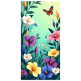 thumbnail image 3 of Vibrant Floral and Butterfly Background Banner Party Decorations Backdrop for Garden Parties Outdoor Celebrations Spring Festivities Photo Props, 3 of 4