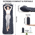 thumbnail image 2 of Self-Inflating Camping Mattress: Thick Lightweight Single Camping Mattress Inflatable and Attachable Double Camping Mat and Compact Inflatable, 2 of 5