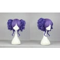 thumbnail image 5 of Unique Bargains Human Hair Wigs for Women 14" Wigs with Wig Cap Synthetic Fibre Blue, 5 of 6