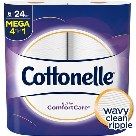 Cottonelle Ultra Comfort Care, 6 Mega Rolls, Toilet Paper
