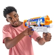 XSHOT Water Fast-Fill Skins Sonic the Hedgehog (500ml 33ft) Hyperload Water Blaster by ZURU, Outdoor Summer Toy, for Kids, Teens & Adults Ages 5+