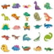 thumbnail image 3 of 50 pegatinas de dinosaurio JAMW impermeables para niños Sencillez, 3 of 5