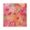 Golden Pointer, variant on 7.78" Gold Analog Square Wall Clock Floating Fruit Pattern