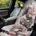 thumbnail image 3 of Xixirimido Dragon Cherry Blossom Print Car Seat Cover Front Seat Sweat Towel Bucket Seat Covers for Cars SUV Trucks for Gym Workout Running Swimming Beach Hiking2Pack, 3 of 8