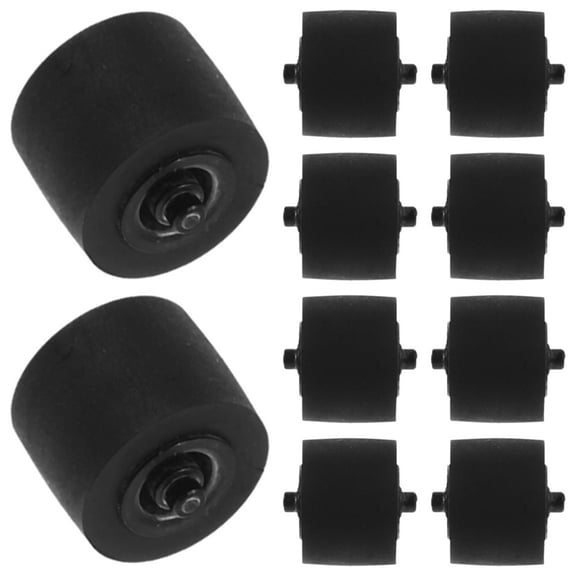 VCR Accessories Cassette Tape Machine Pinch Roller Player Repair Parts Rubber 12 Pcs