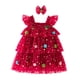 thumbnail image 2 of Cowsor Baby Girl Dress Flower Tulle Party Dresses Princess Pageant Birthday Wedding, 2 of 7