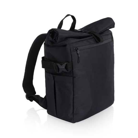 Oniva Tarana 20 qt. Roll-Top Insulated Hiking Backpack Cooler, Carbon Black