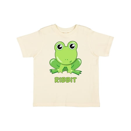 

Inktastic Ribbit Cute Green Frog Boys or Girls Toddler T-Shirt
