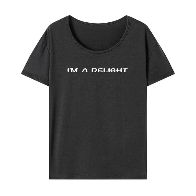 Camiseta de mujer con cuello redondo, suave y elegante, cuello redondo, ropa de calle, camisetas de verano para XL