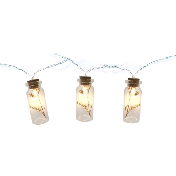 Luces navideñas Sienna LED, color blanco cálido, 10 quilates, cadena de 90 cm