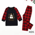 thumbnail image 6 of Odeerbi Christmas Pajamas for Family Holiday Plaid Long Sleeve Family Christmas Pajamas Matching Sets Toddler Merry Christmas Print Parent-child Suit Two-Piece Sleepwear Xmas PJs Set Red, 6 of 8