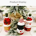thumbnail image 3 of Flannel Cartoon Man Bottle Covers Decorative Knitted Set for Home 3pc, 3 of 6