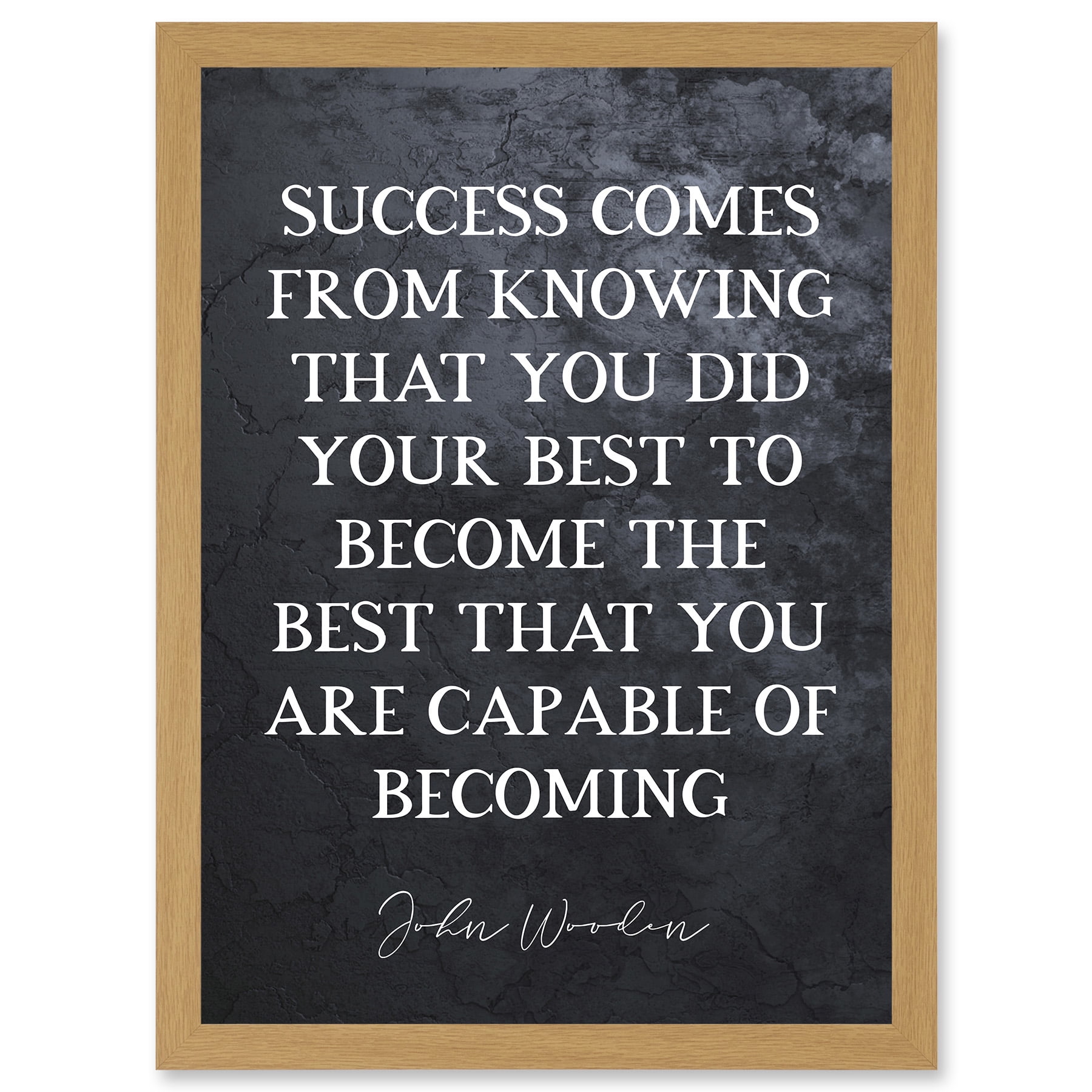 Slate Quote John Wooden Success Knowing That You Did Your Best Basketball Coach Inspiring Sports