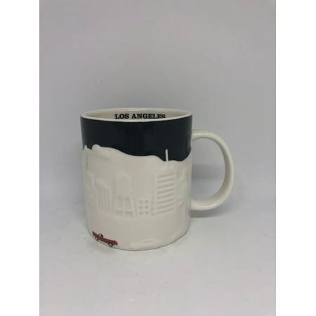 Starbucks LOS ANGELES Cityscape Relief Ceramic Coffee Mug 16oz