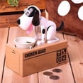 thumbnail image 5 of Greedy Dog Eats Money Dog Piggy Bank Puppy Toy Coin Dog Childrens Electric Piggy Bank Savings, 5 of 5