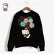 thumbnail image 4 of Sudadera con capucha de cuello redondo con estampado vintage de HELLO KITTY, sudadera Harajuku para mujer, sudadera de otoño, sudaderas kawaii de HELLO KITTY, 4 of 5