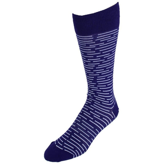 Dead Soxy  Broken Stripe Mid-Calf Premium Novelty Dress Socks (1 Pair) (Men)