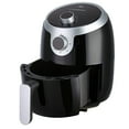 thumbnail image 1 of COSMO COS-23AFAKB 2.3 Quart Electric Small Air Fryer with Temperature Control, Timer, Auto Shut-Off, Non-Stick Frying Tray, 1000W Compact Mini Air Fryer (2.3 Quarts, Stainless Steel / Black), 1 of 2