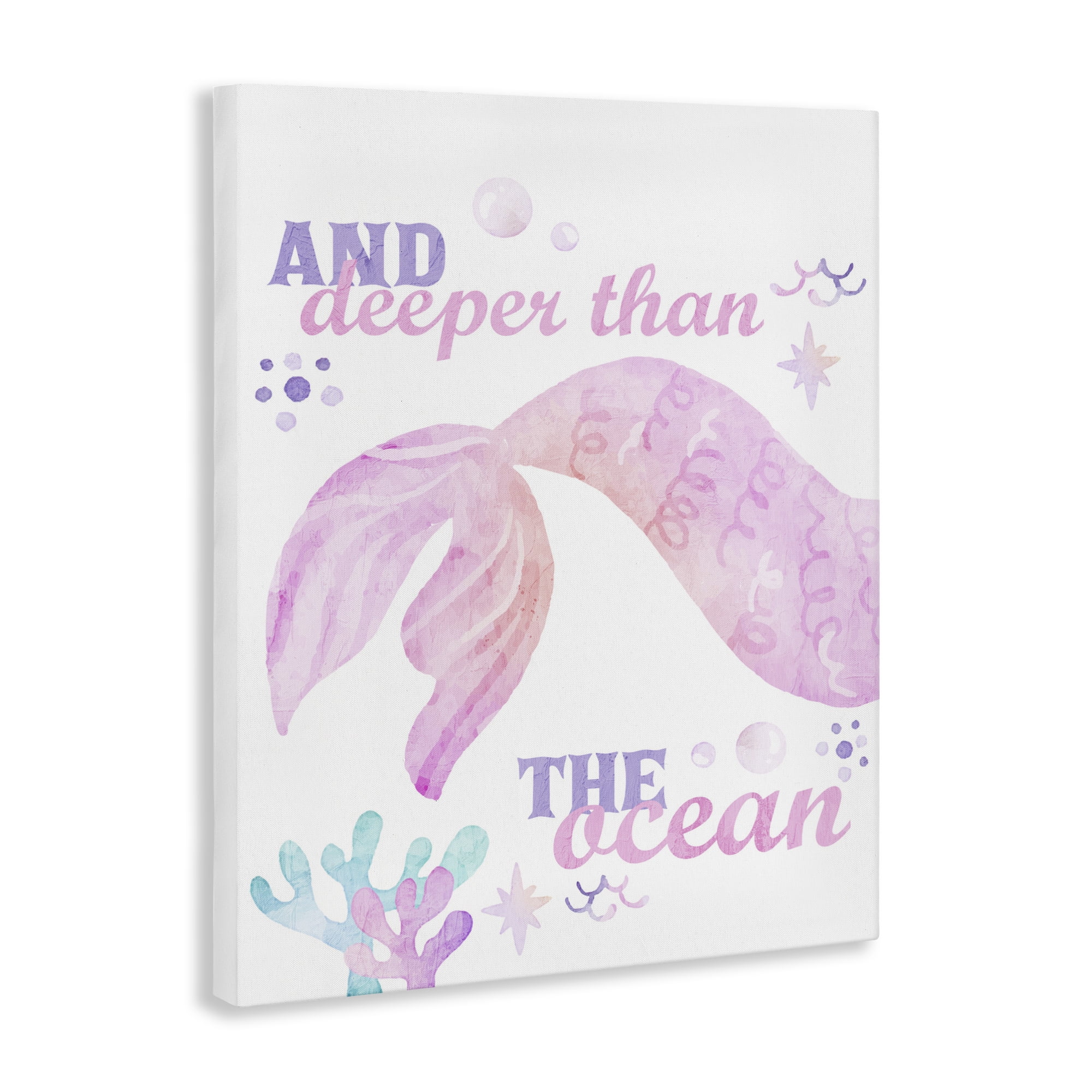 Deeper Than The Ocean Canvas Wall Art, design by Kim Allen