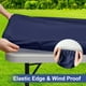 thumbnail image 2 of Mantel de poliéster impermeable Homing para mesa plegable de 6 pies, 2 of 9