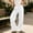 White, variant on FEIIBMOYRIA Women's Sweatpants Women Comfy Loose High Waist Elastic Drawstring Solid Color Wide Leg Pants Casual Soft Straight Streetwear Daily Lounge Straight Long Pants with Pockets
