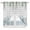 grey, variant on Swag Valance Curtains for Windows, Blue Flower Light Filtering Kitchen Curtains with Rod Pocket, Grey Plaid Hydrangeas Eucalyptus Leaves Window Treatment Valances for Living Room, 36x63 - 2 PCS