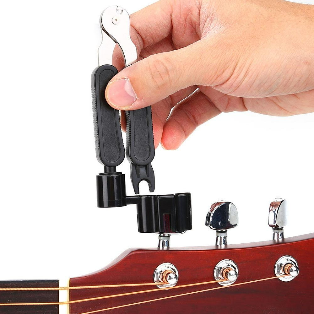 Domqga Guitar String Winder, 3 in 1 Multifunctional Guitar String Pegs