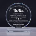 thumbnail image 1 of Placa de cristal Uniquilling Doctor Award, 15 x 14 x 3 cm, 0,5 kg, 1 of 8