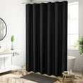 thumbnail image 5 of Waffle Textured Shower Curtain - Heavy Duty Thick Fabric, Waterproof Bathroom Curtain, Hotel Style, 70.86x35.43 inches, Machine Washable, Mold and Mildew Resistant, 5 of 6
