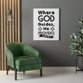 thumbnail image 3 of Scripture Walls Isaiah 58:11 Where God Guides He Provides Bible Verse Canvas Christian Wall Art Ready to Hang Unframed, 3 of 16