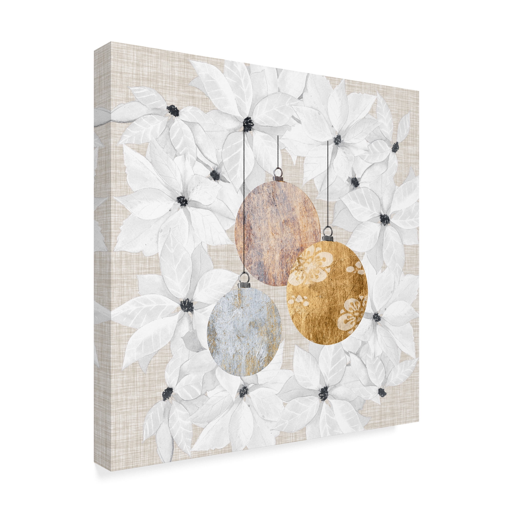 Trademark Fine Art 'Sophisticated Christmas IV' Canvas Art by Grace Popp