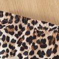 thumbnail image 6 of HCNTES Toddler Girl Daily Set Cat Print Peplum Tee and Leggings 2 Piece Ideal for After School Play and Casual Wear, 6 of 7