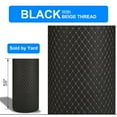 thumbnail image 3 of Vinyl Quilted Foam Fabric Faux Leather Foam Backing for DIY Upholstery Car Headliner Furniture, Diamonds Pattern, 59" W, Black, Sold by Yard, 3 of 11