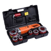 Electric Pipe Threader Portable Sleeve Machine, 220 Galvanized Pipe Sleeve Machine Electric Threading Tools ,Easy Operation