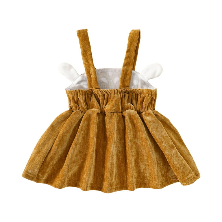 brown dress 18 months Mioglrie 18 Months Baby Girls Dress 24 Months Girls Long Sleeve Dress Toddler Girls Solid Color Dress Brown, Infant Girl's, Size: 18-24 Months