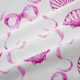 thumbnail image 5 of Manfei Pink Ribbon Bowknot Kitchen Curtains,Watercolor Ocean Shell Black Out Curtains Pack of 2 (42x63 Each), 5 of 6