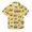 Backhoe Excavator Dump Truck, variant on Small Short Sleeve Button Down Shirts Orange Flowers Casual Shirt 3-10 Years