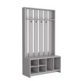 thumbnail image 4 of Pemberly Row Modern / Contemporary Hall Tree Engineered Wood Gray, 4 of 6