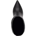 thumbnail image 4 of NINE WEST Womens Black Padded Denner Pointed Toe Cone Heel Dress Slouch Boot 8 M, 4 of 5